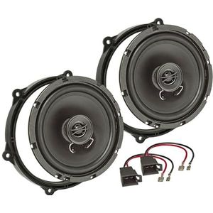 tomzz Audio 4049-001 luidsprekerinbouwset geschikt voor Seat Ibiza 6J 6P 165mm coaxiale systeem TA16.5-Pro
