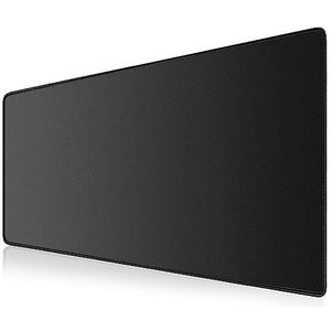 LL-COEUR Zwart Grote Natuurlijk Rubber Antislip Muismat Computer Kantoor Bureaulegger (1000 x 500 x 2 mm)