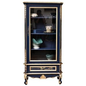 GFHTRELY Buffet Kast Keuken Dressoirs Land Wijnkasten Opslag Board Hout Glas Licht Luxe Geschilderd Woonkamer Display Hoge Kasten Dressoir