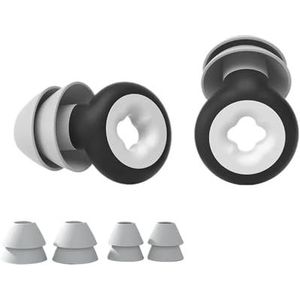 1 paar oordopjes voor slapen ruisonderdrukking zwemmen oordopjes waterdichte bescherming tapones para Dormir Oordopje (zwarte set)