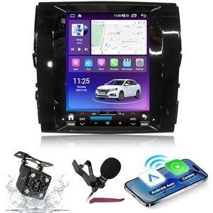 Android 14 Autoradio Navi voor T-oyota MARK X Reiz (2010-2013) 9.7 ""Vertical Screen Multimedia Player met Wireless Carplay GPS Navigation Bluetooth 5.0 HIFI FM Radio 5G-WiFi SWC MIC,M400s