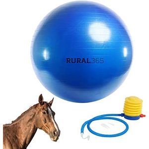 Rural365 groot paard bal speelgoed in blauw, 40 in bal anti-burst reus paard bal - paard voetbal bal pomp inbegrepen