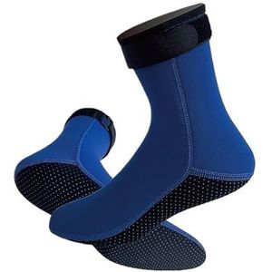 Duiksokken Duiksokken Schoenen Verwarmend Snorkelen Surfen Waterlaarzen Antislipstrand thermische watersokken voor snorkelen, surfen, ze(Blue,XXL)