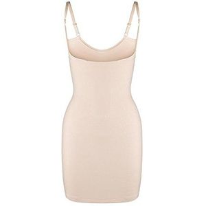 ELDAR Buikweg ondergoed figuurvormende korsetjurk dames shapewear jurk vormende jurken onderjurk, beige, L