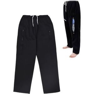 Broeken For Katheterbeenzakken Urinezakken, Broeken For Incontinentiezorg Nefrostomiezakken Cystostomie, Stomaondersteuning Met Twee Zakken, Unisex(Black,M)
