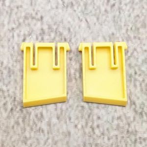 ULEIVA Vervangende toetsenbordvoetjes geel 1 paar (2 stuks) compatibel met Logitech G213 toetsenbord reserveonderdeel toetsenbordstandaard keyboard voeten (geel)