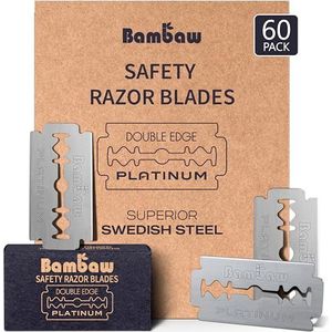 Veiligheidsscheermesjes – 60 Stuks – Bambaw