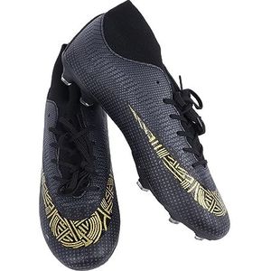 Voetbalschoenen Antislip Lichtgewicht Slijtvast Rubberen Voetbalschoenen met Veters voor Heren Dames voor Training (44)