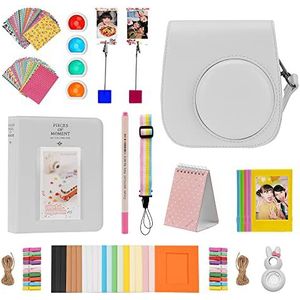 Het ZUIKAKU 14-in-1 Mini 11 accessoire is compatibel met de Fujifilm Instax Mini 11 instant camera. (Wit)
