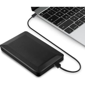 2,5 inch draagbare externe harde schijf 2 tb / 1 tb / 500 GB/120 GB, USB 3.0 HD back-upopslag, geschikt voor pc, desktop, laptop, venster, Macbook, Xbox One, Ps4 (1 TB, zwart)