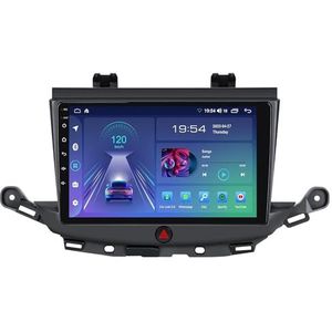 Android 11 Autoradio 9 Inch Touchscreen Voor Opel Astra K 2016-2020/ Buick VERANO Met GPS Navigatie Bluetooth WIFI AM/FM USB Spiegel Link Stuurwielbediening + Achteruitrijcamera(B,M400S - 8 Core 4+6