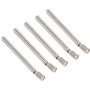 Horlogeband Schroef Link Pin, 5 Stks Precisie Stalen Horlogeband Schroef Buis Vervanging Accessoire voor Horlogemakers Draagbare Workshop Veilig! (18.5 * 1.2M1.4)