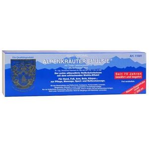 Alpenkruiden, emulsie, reuzenube, 200 ml. Frohne