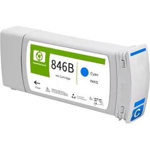 Compatibel met H-*0P 846B met volledige pigmentinkt for PgeWide XL 8000-printer(1Pcs-846B-Cyan)