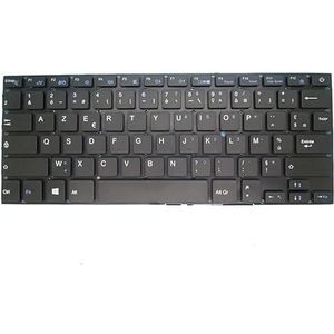 Laptoptoetsenbord voor Thomson NEO14-2.32BS Zwart zonder frame Verenigde Staten VS/Frankrijk FR(France FR)