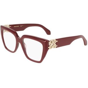 Ferragamo - SF3041E - Optische Monturen - Bordeaux - Acetaat