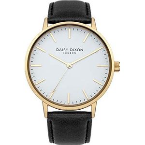 DAISY DIXON dames analoog kwarts horloge met lederen armband DD017BG