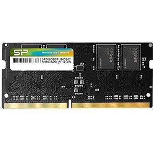 SP Silicon Power FBE-SU008GBSFU240B02ED Notebook Geheugenmodule, 8GB, DDR4-RAM-2400MHz (PC4 19200), 260-polig, SO-DIMM 1,2 V, laagspanning, 1 stuk, 2400 MHz, 1 stuk