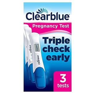Clearblue Zwangerschapstest Ultra Early Triple Check, set met 3 testen