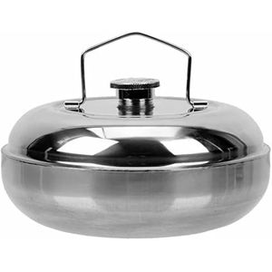 Warmwaterkruik Met Deksel, Roestvrijstalen Handwarmerpot, Schouderpijn En Handvoetenwarmer, Warm Kompres En Koudetherapie (Size : 2.3L)