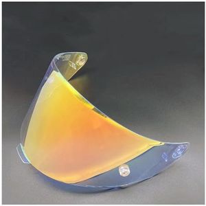 M For TTC Motorhelm Lens Toepasbaar OP TT-COURSE Lens Helm Windscherm Plating Dag En Nacht Y(Clear Red)