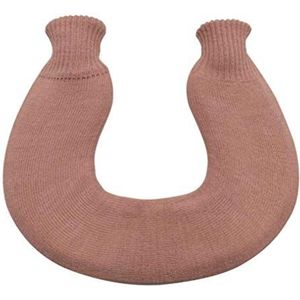 1,5 l U-vormige hals PVC warm water fles met katoenen deksel (Double Head Meat Meal)