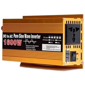 Omvormer, Omvormer 12V/24V 220 zuivere sinusgolf 1600W-3000W Multifunctionele omvormer Autoomvormer(24V 50HZ 1600W)