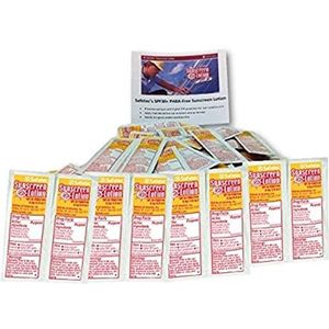 Zonnebrandlotion 100 verpakkingen SPF30+ en PABA-vrij door Safetec