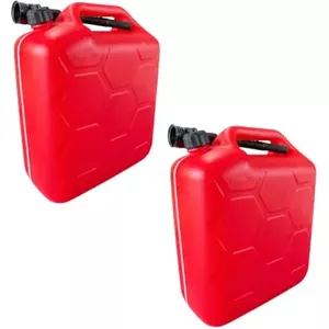 Jerrycan 10 Liter Rood - Set van 3 - UN-gekeurde Brandstof Jerrycans