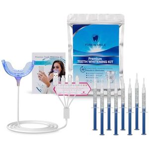 Professionele 32 Led Home Tanden Whitening Kit, Furein Smile Peroxide Gratis 8 x Tand Whitener Gel Vullingen Tanden Vlekken Remover|Wittere Tanden in slechts 30mins|Geen Pijn Niet Gevoelig