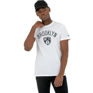 New Era NBA BRONET 60416753 T-shirt met korte mouwen voor heren, wit
