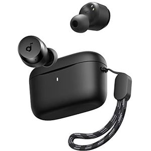 soundcore by Anker A20i True Wireless Earbuds, draadloze bluetooth-hoofdtelefoon, Bluetooth 5.3, 28 uur speeltijd, waterbestendig, 2 microfoons met AI, hoofdtelefoon afzonderlijk te gebruiken, zwart