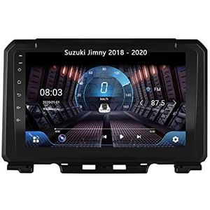 Android 10 Dubbel Din Auto Stereo 9 ""HD Auto MP5 Speler Touch Multimedia Voor Suzuki Jimny 2018-2020 Ondersteuning Spiegel Link/Stuurbediening/WiFi/Dual USB Backup Camera (Color : 4G+WIFI 8core 4G+