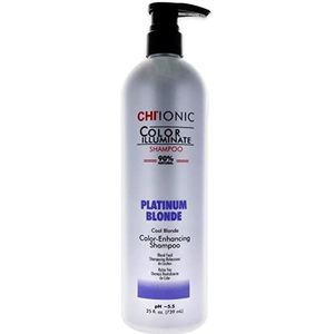 CHI Ionic Color Illuminate - Platinum Blonde Shampoo for Unisex 25 oz Shampoo
