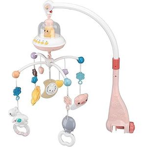 Babykamer Mobiel, Timing Afstandsbediening Baby Muziekmobiel Plastic Rotatie voor Baby's voor Slaapkamer (Type 2)