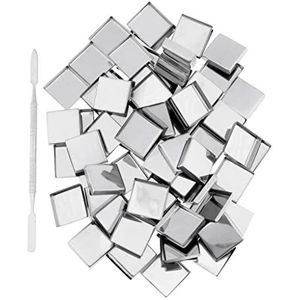 100 Stks Lege Oogschaduw Blush Make-up Pannen Magnetische Blikken Palet Vierkant+Stok