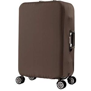 keephen Kofferhoes, beschermende bagagehoes, elastische stretchbescherming, stofdichte ritsbeschermhoes, geschikt voor 18-32 inch koffer (koffer niet inbegrepen), BRON (bruin) - X201013XLXCover2-20-kp