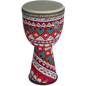 Djembé Trommel Standaard 8-inch Stoffen Afrikaanse Trommel Voor Volwassenen En Beginners Afrikaans Handtrommelinstrument (Size : A)