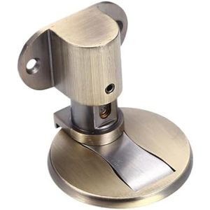 Verstelbare roestvrijstalen deurstop, ponsvrij, sterk, magnetisch, anti-botsing, deurstopper, onzichtbare badkamer, vloer, deurstop, deurstoppers binnenshuis (04,5 stuks)