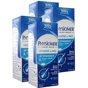 Physiomer - Dynamische sproeistraal, 4 flessen, 135 ml