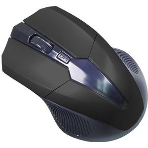Draadloze muis Bbluetooth Ggaming, draadloze muis optische resolutie 1200 DPI, 24 GHz draadloze muis, comfortabele grip, antislip muis, 3 snelheidsaanpassingen muis voor kantoor en internetcafé