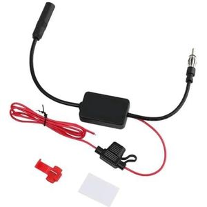 Audio- & videoantennes voor auto Praktische FM-signaalversterker Anti-interferentie autoradio-onderdelen Boosterversterker Universele autoantenne Auto-antenne
