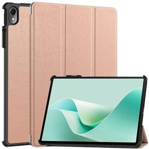 Magnetische Smart Tablet Cover Geschikt for Huawei MatePad 11.5 S 2024 TGR-W09 W10 Tablet Cover(Rose Gold)