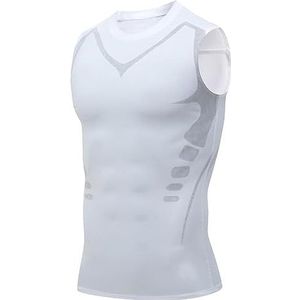 Ionisch vormgevend vest,Shapewear Tummy Control Compressie Afslankende mouwloze shirts | Huidvriendelijke Tummy Control mouwloze shirts voor gymsporten Povanjer