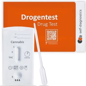 self-diagnostics - THC Sneltest - Urinetest - 10 Testcassette - Cut-off: 50 ng/ml