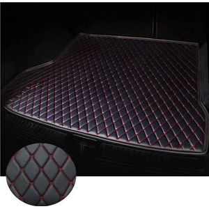 Kofferbakmat Voor Mercedes Voor Benz GLB-klasse 5-zits X247 2020-2023 Kofferbak Kofferbakbeschermer Liners Achterbak Kofferbakmatten(Zwart-Rood)