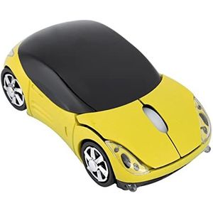 Wireless Mouse, 2.4G Wireless Mouse Optical Mouse 1600DPI Portable Mice for PC/Tablet Gaming Office[Yellow]