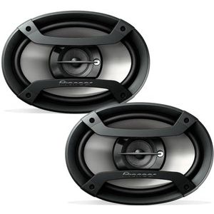 Pioneer TS-F6935R 3-weg coaxiale auto audio luidsprekers - 6"" x 9"" passieve auto luidsprekers (paar), 230 W Max vermogen, zwart en zilver