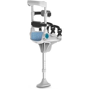 Handsfree wandelstok, Pijnvrije kniekruk, in hoogte verstelbare looprek met één been - ideaal alternatief for enkelfracturen