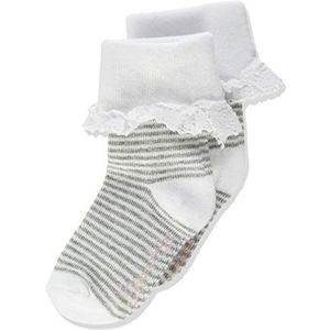 Sterntaler baby-meisjes sokjes gestreept/ruche sokken